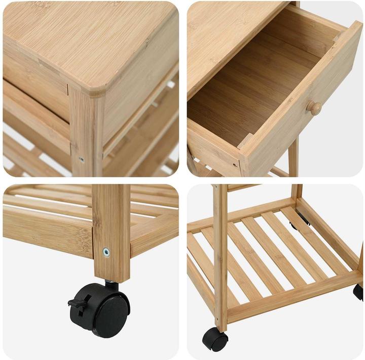 Image du produit vidaXL Küchentrolley