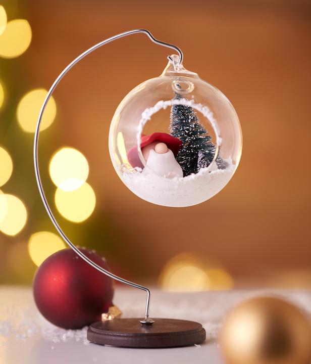 Produktbild VBS Glaskugel offen, 4er-Pack Ø 9 cm