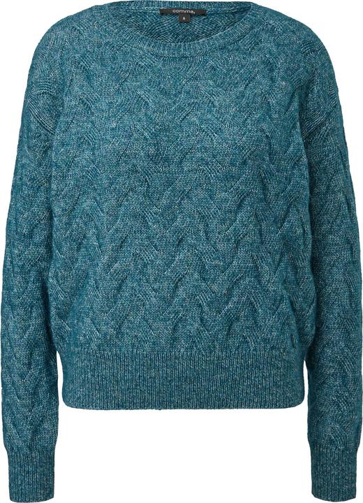 Immagine prodotto Comma Strickpullover Strickpullover mit Zopfmuster (M)