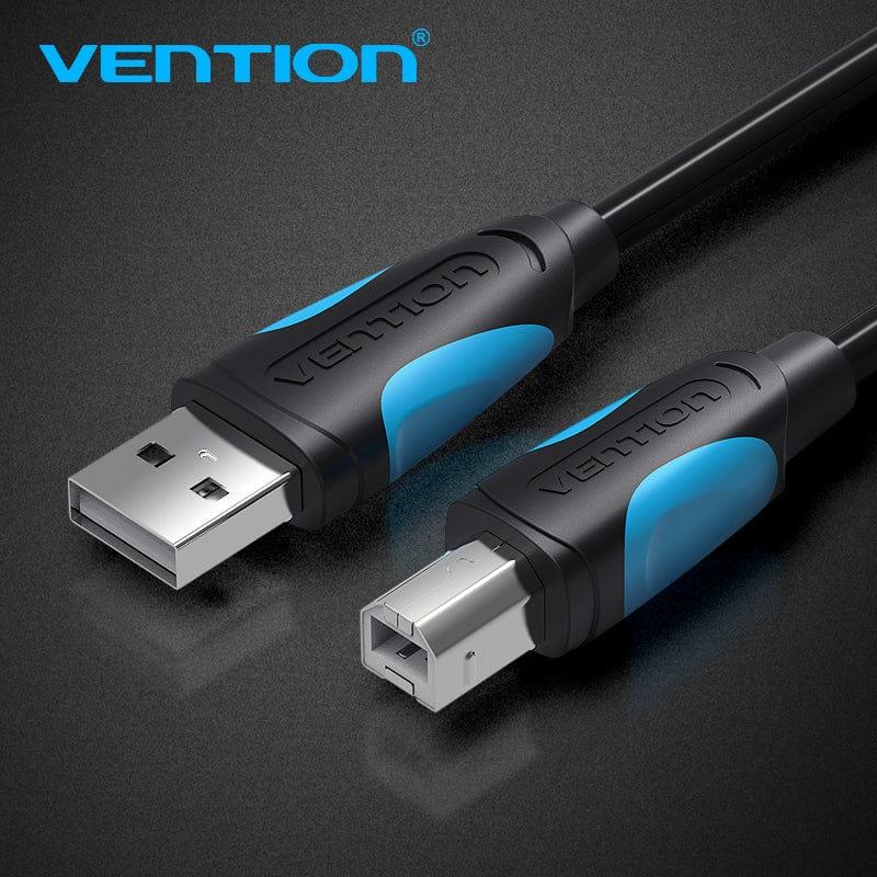 Thumbnail - Vention USB 2.0 Kabel Typ A-B, schwarz - 1m (1 m, USB 2.0), USB Kabel