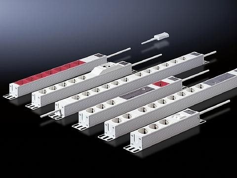 Actual product image Rittal Socket strips for IEC (9)C13Cord Length () wire