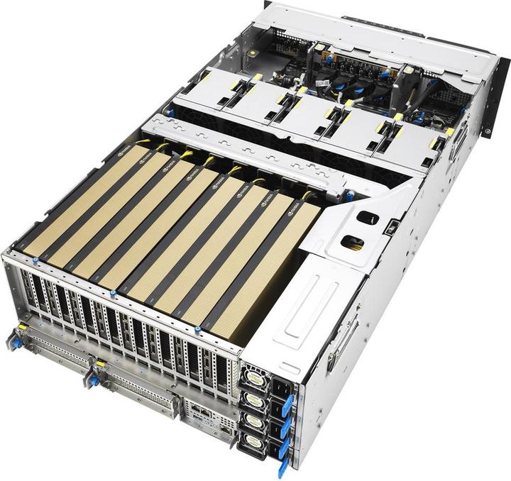 Produktbild ASUS Platforma Rack (4U) ESC8000A-E13P AMD EPYC 9005 (8xNVMe 2xM.2 2x10Gbe IPMI 3200W)