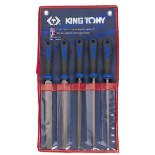 King, Raspen + Vijlen, tony Juego de 5 limas 200mm