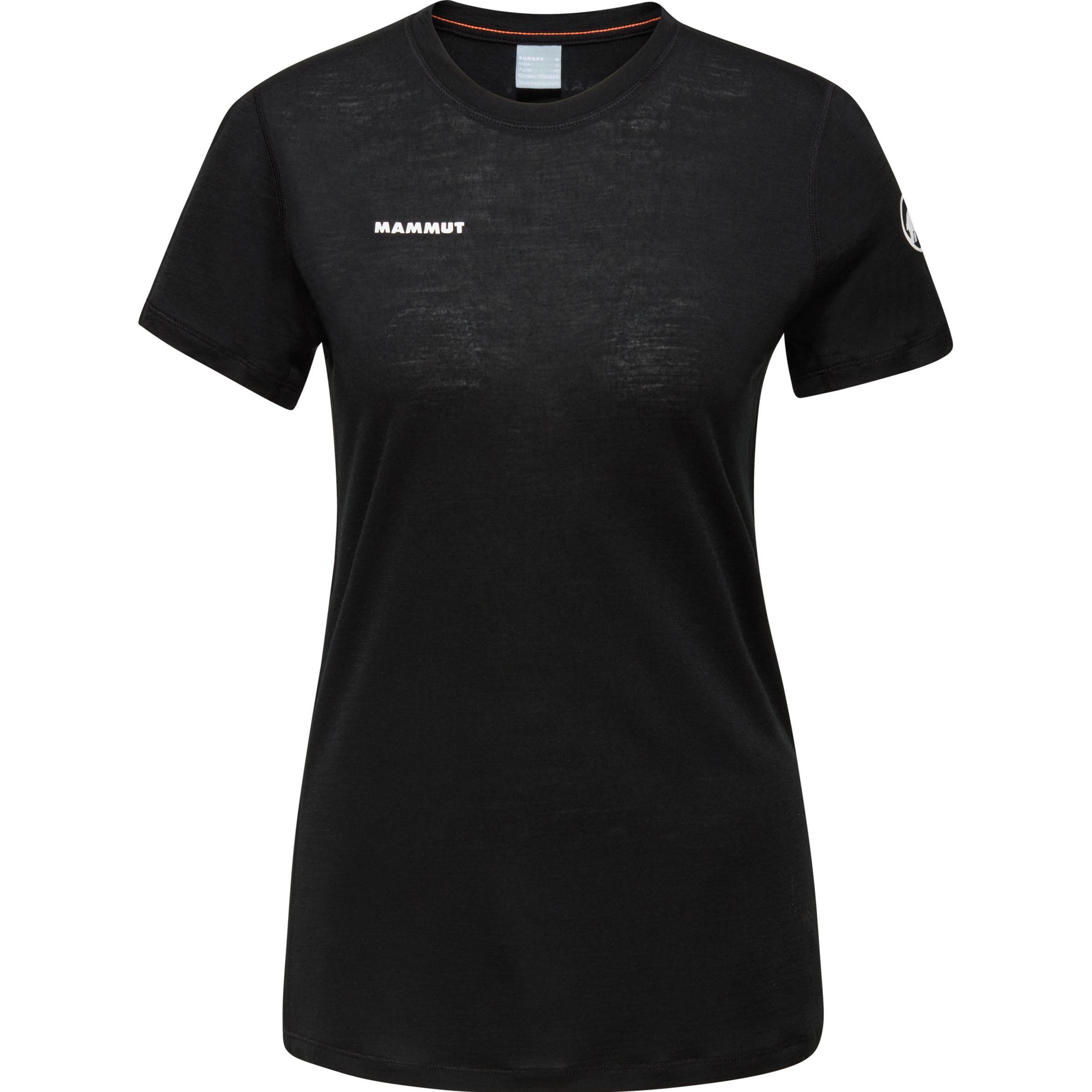 Mammut, Damen, Funktionsshirt, Tree Wool FL T-Shirt Women (M), Schwarz, M
