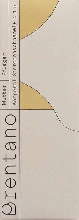 Produktbild Brentanos Körperöl Storchenschnabel+ Öl (Körperöl, 100 ml)