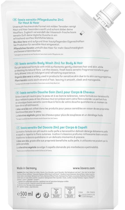Image du produit Lavera Base Sensitive 2in1 (500 ml)