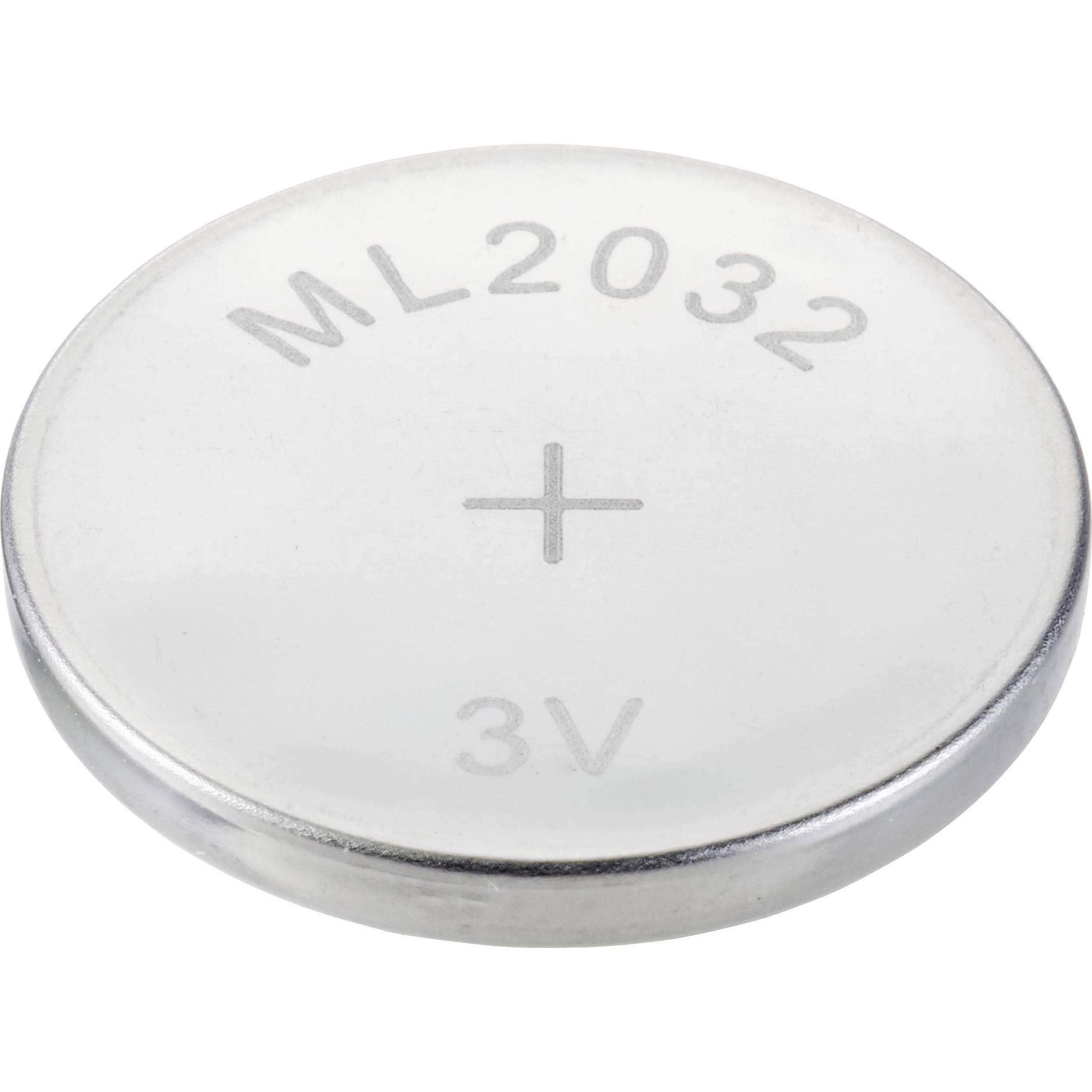 Voltcraft ML2032 (1 pz., BR2032, 65 mAh), Batterie + pile