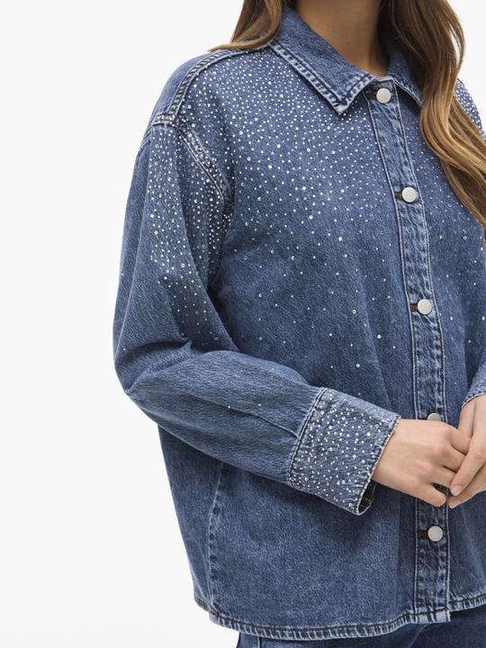 Immagine prodotto Vila VIPAL Glitzer Jeanshemd (44)