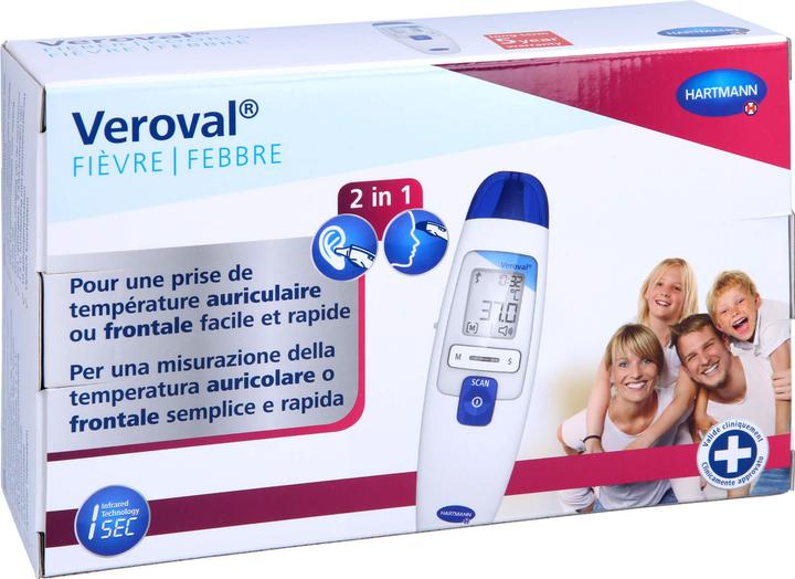 Produktbild Veroval Fieber 2in1 (Stirn, Ohr)
