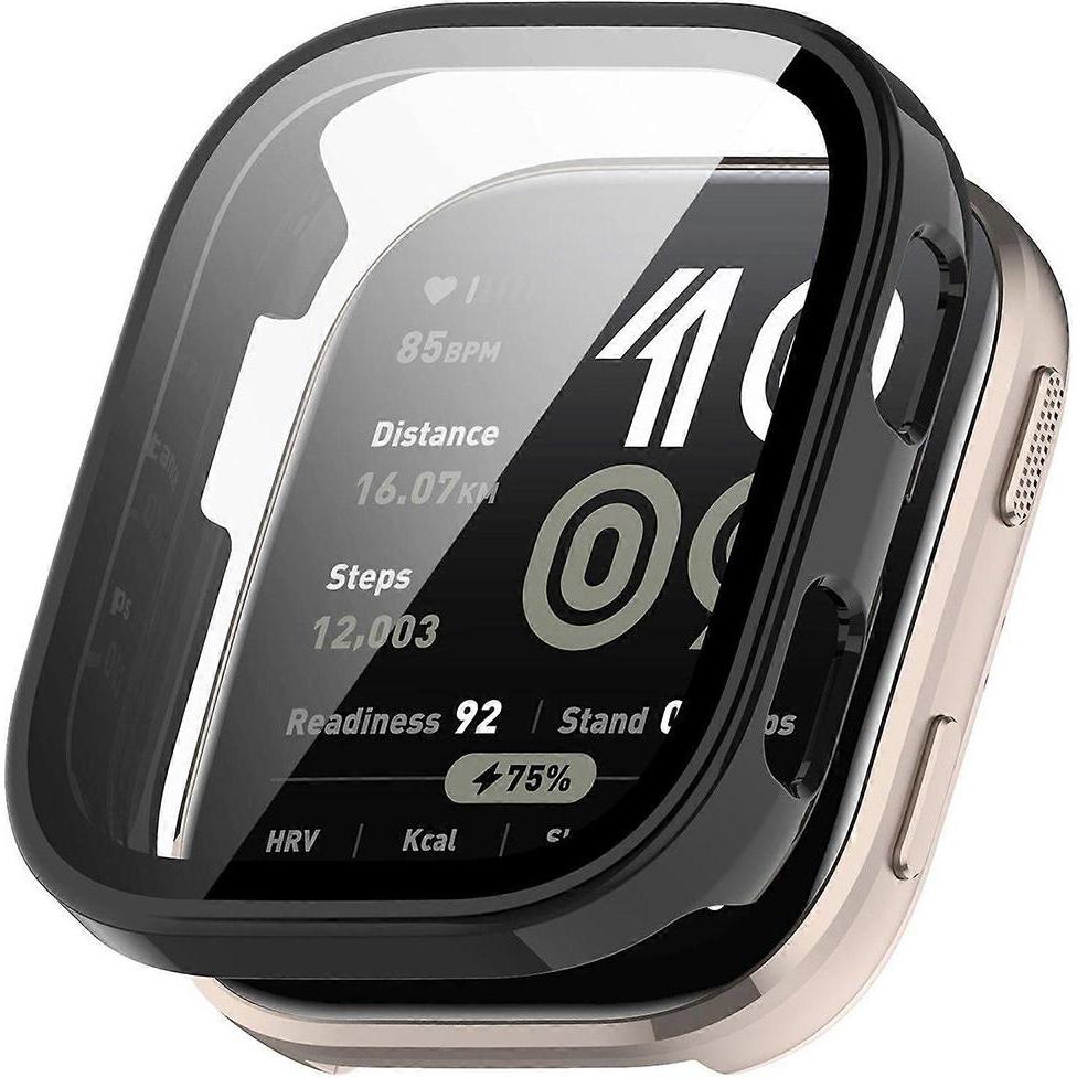 Techsuit - Defense360 Pro + Screen Protector - Amazfit Bip 6 - Black, Accessori per smartwatch, Nero