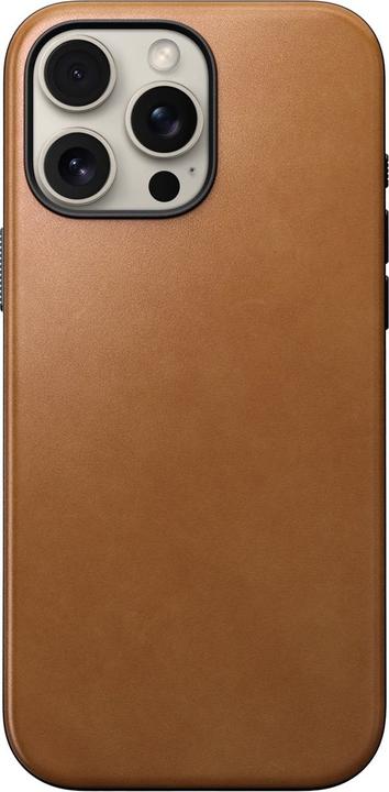 Nomad Modern Leather Case iPhone 16 Pro Max English Tan-C (Apple iPhone 16 Pro Max)