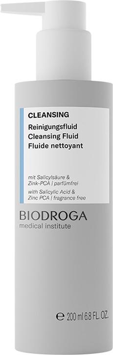 Biodroga Cleansing Fluid 200ml Face Cleanser Pore Cleanser Face Wash Skin Friendly (Reinigungsmilch, 200 ml)