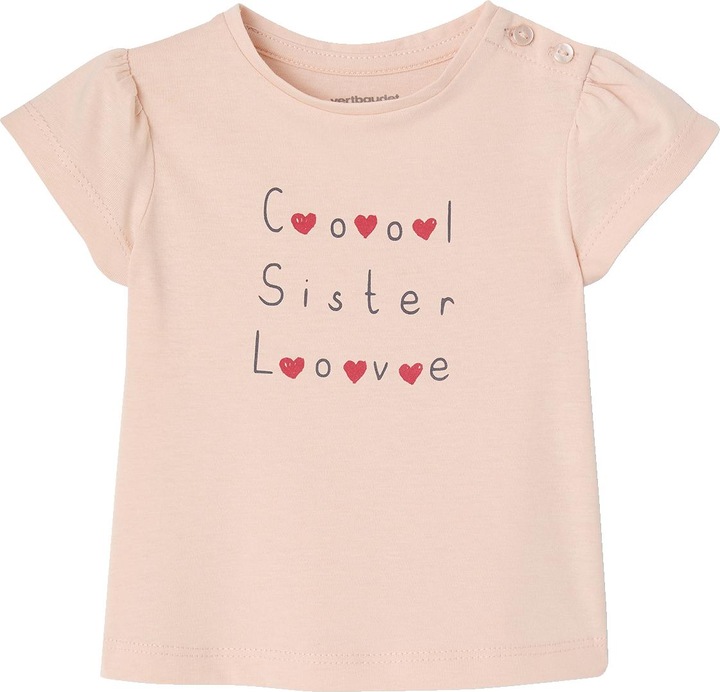 Produktbild Vertbaudet 2er-Pack Baby T-Shirts BASIC bedruckt (98)