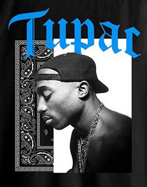 Actual product image Tupac Shakur Unisex Adult Only God Can Judge Me T-Shirt (S)
