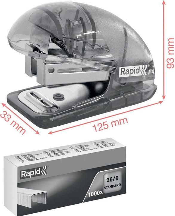 Image du produit Rapid Mini agrafeuse Colour'ICE (10 feuilles)