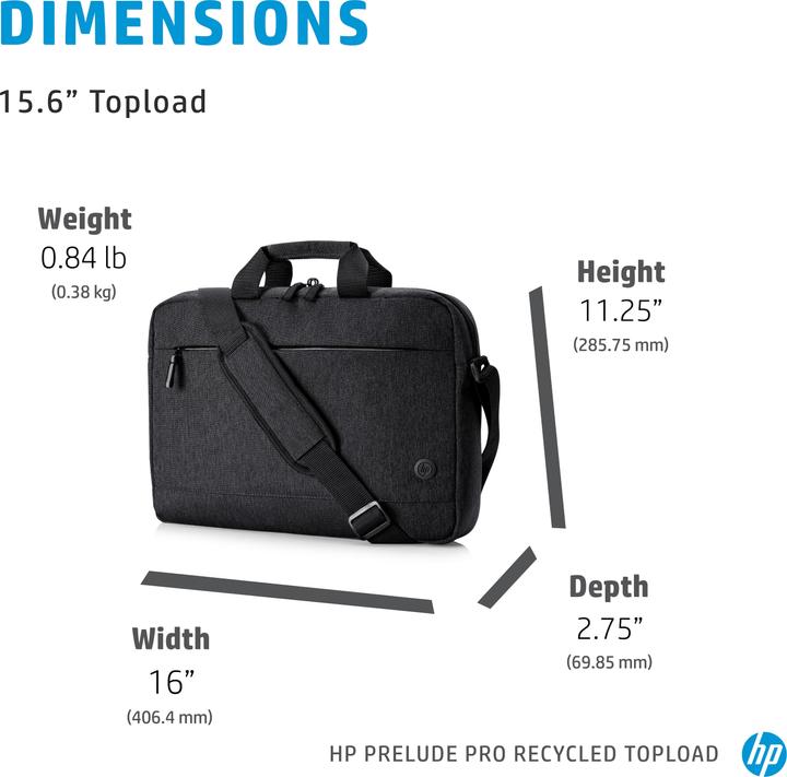 Actual product image HP Prelude Pro Recycle Topload (15.60", Universal)