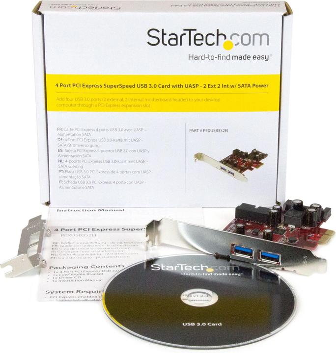 Produktbild StarTech 4 Port USB 3.0 PCIe Card