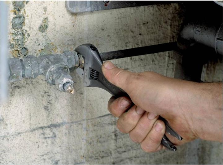 Produktbild Bahco 32-mm-Rollgabelschlüssel mit weiter Maulöffnung, phosphatiert, 205 mm (32 mm)