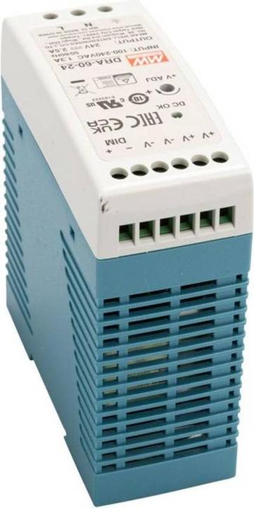 Immagine prodotto MeanWell Alimentatore per guida top-hat (guida DIN) 24 V/DC 2,5 A 60 W 1 x