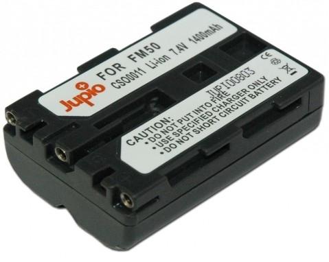 Produktbild Jupio Kameraakku Sony NP-FM50/51 NP-QM50/51 7.2V 1400mAh (Akku)