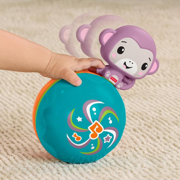 Image du produit Fisher-Price Crawl & Go Monkey (Allemand, Anglais, Danois, Espagnol, Finlandais, Français, Grec, Hongrois, Italien, Néerlandais, Norvégien, Polonais, Portugais, Russe, Slovaque, Suédois, Tchèque, Turc)