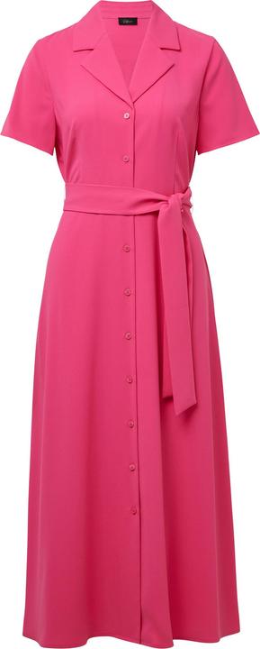 Image du produit S.Oliver Kleid Tailliertes Maxikleid aus Crêpe mit Reverskragen und Bindegürtel (40)