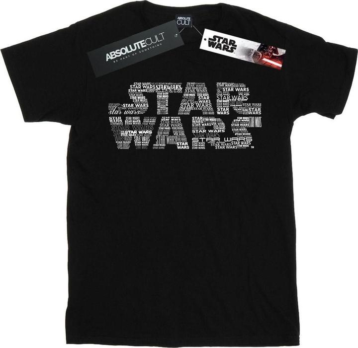 Produktbild Star Wars Repeat Text Logo TShirt (XXL)