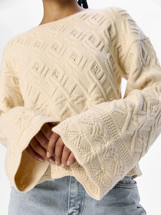Produktbild Object Grob gestrickter Strickpullover (L)