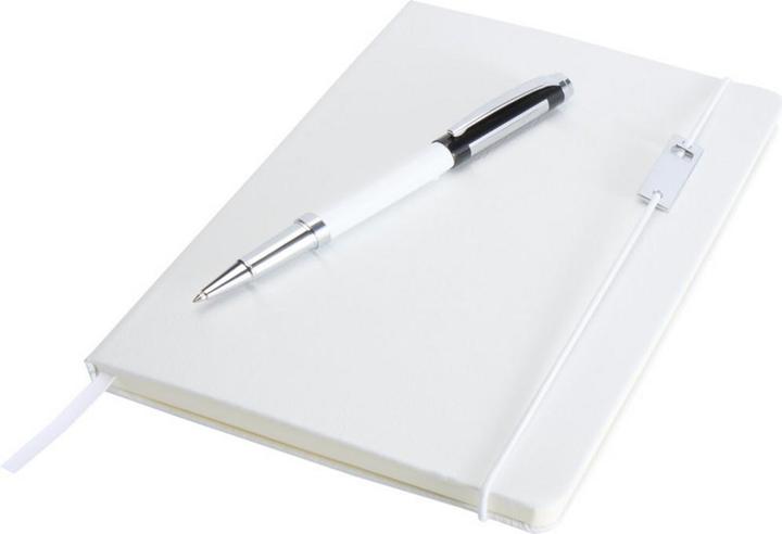 Image du produit Luxe - Ensemble Cahier et stylo motif Couverture rigide LEGATTO ELEGANCE (A5)