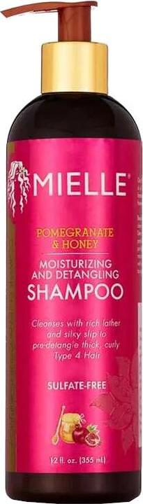 Actual product image Mielle Pomegranate Honey Moisturizing Detangling Shampoo 355ml (355 ml, Liquid shampoo)
