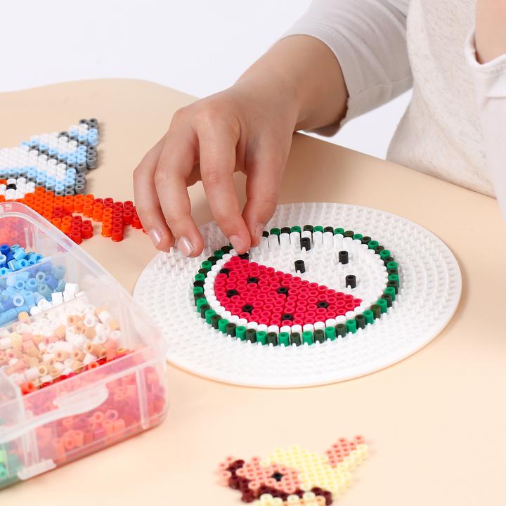 Actual product image Hama Perlen Hama pearl red neon ironing service (035)