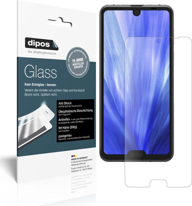 Actual product image Dipos Screen Protector Anti-Shock (2 pcs., Sharp Aquos R3)