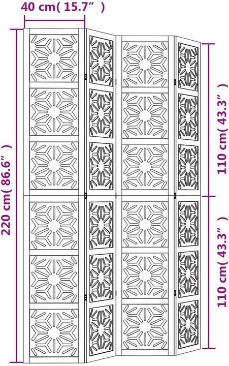 Immagine prodotto vidaXL Paravent
