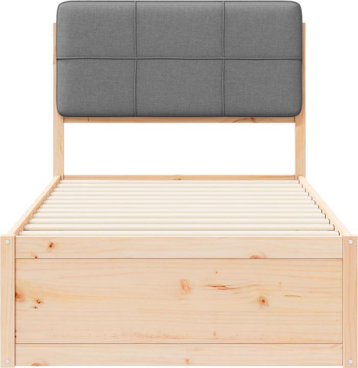 Image du produit vidaXL Moderner Bettrahmen (90 x 190 cm)
