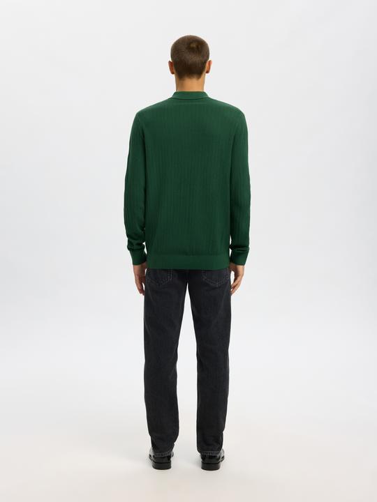 Produktbild Selected 100% Baumwoll Langarm-Poloshirt (S)