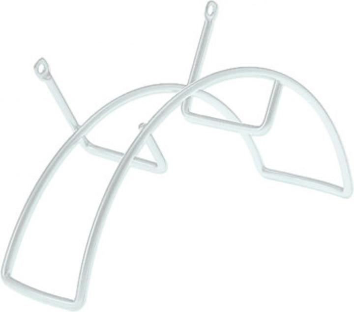 Actual product image Peka Metall Hose and cable holder, white (1 pcs.)