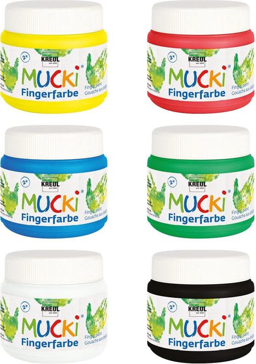 Image du produit Kreul MUCKI peinture au doigt (Multicolore, 900 ml)