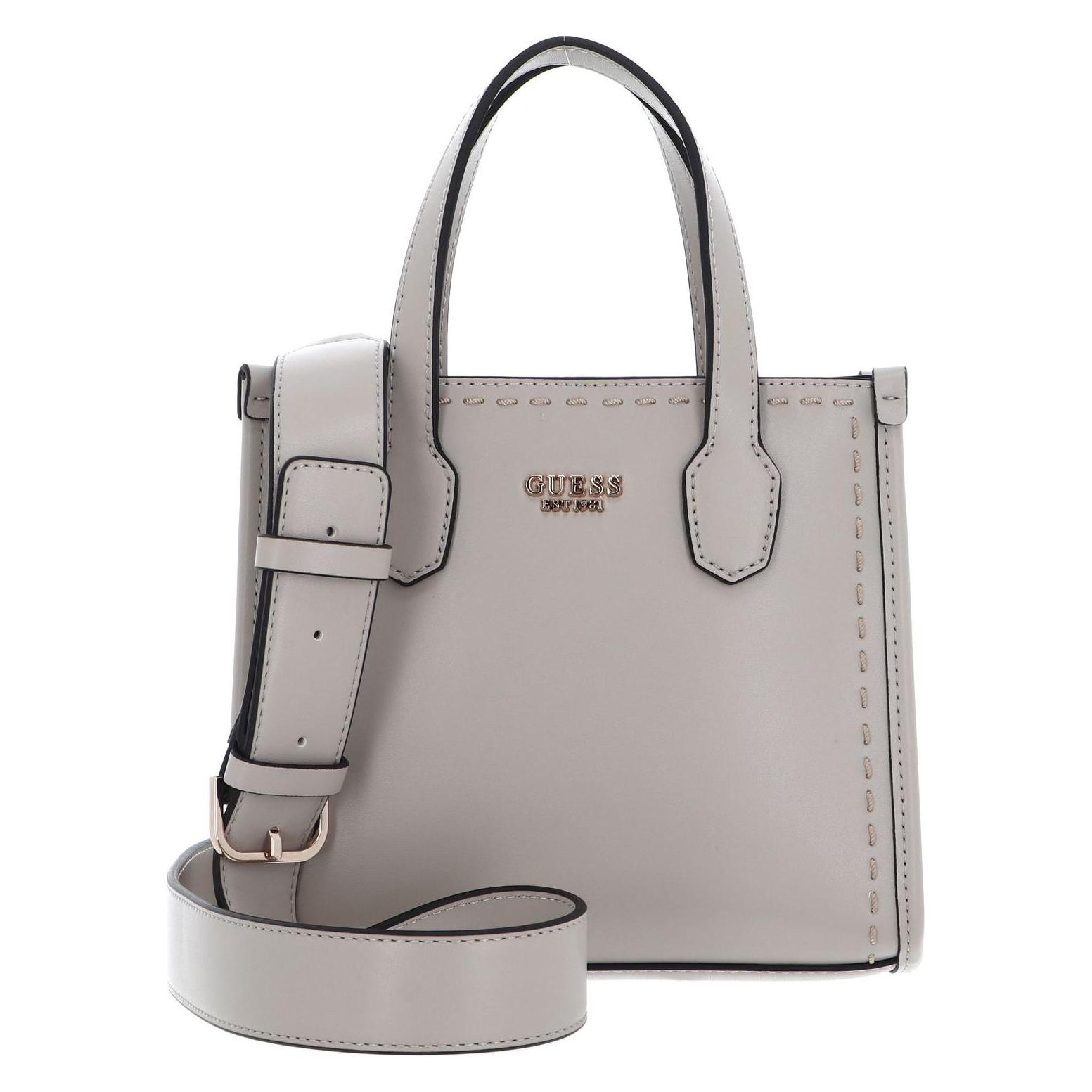 Guess, Damen, Handtasche, Silvana 2 Compartment Mini Tote, Beige