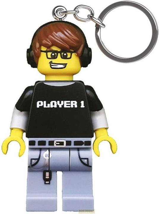 Produktbild Dungeons & Dragons LEGO Minifigures Schlüsselanhänger mit Leuchtfunktion Video Game Guy 8 cm