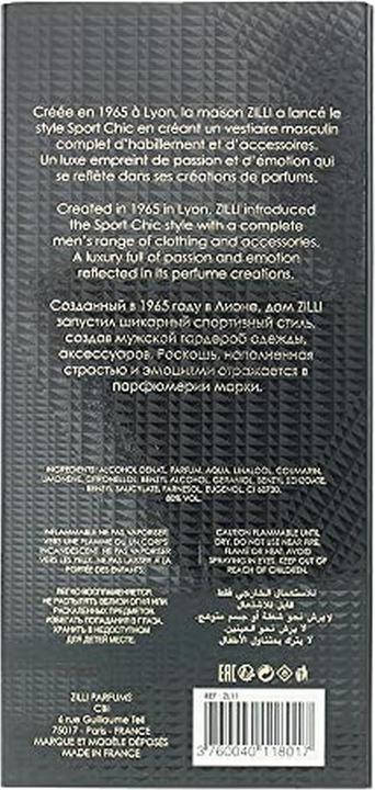 Actual product image Zilli Cachemire Noir (Eau de parfum, 100 ml)