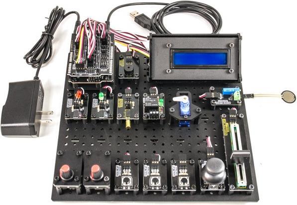 Actual product image Trossen Robotics RobotGeek Arduino Basic+ Experimenter's Kit (Arduino, Electronics kit)