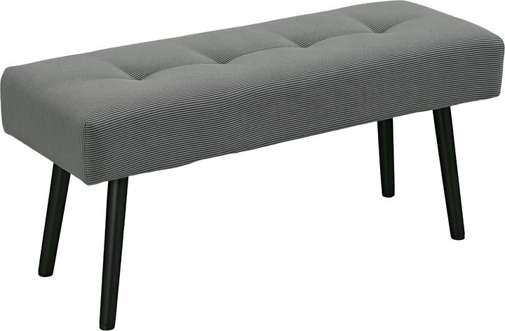 Image du produit Homcom Sitzbank Polyester, Stahl Grau (36 cm)