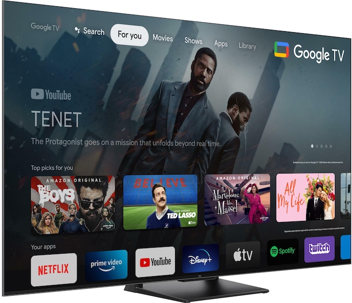 Actual product image TCL 75C745 (75", QLED, 4K, 2023)