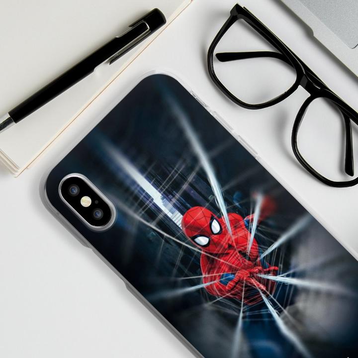 Produktbild DeinDesign Silikon Hülle für Apple iPhone X Handyhülle Case Smartphone Schutzhülle Kinofilm Marvel Spider-Man (Apple iPhone X)