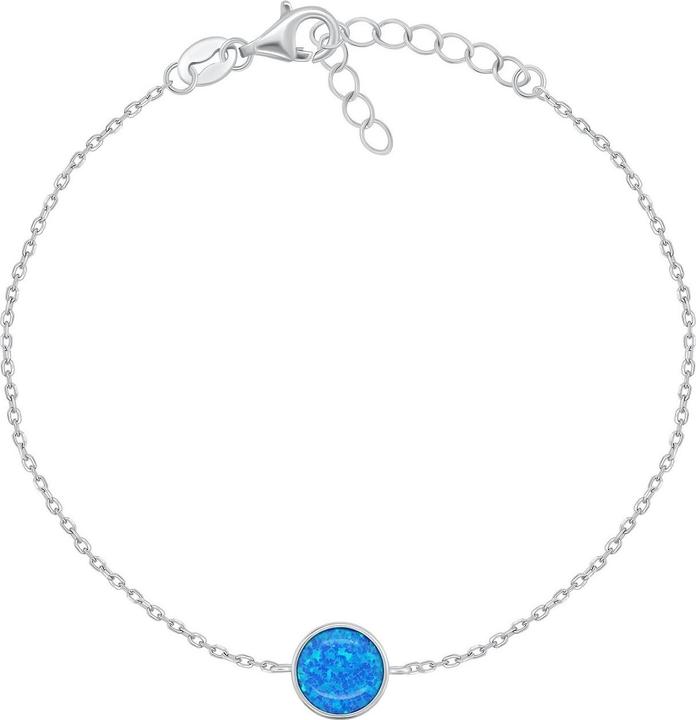 Produktbild Brilio Silver - Silver bracelet with synthetic opal BRC124WB