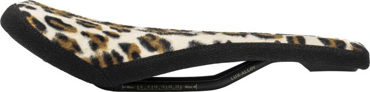Actual product image Sdg Bel-Air 3.0 Traditional Limited Saddle, Lux-Alloy, 7x7, leopard print