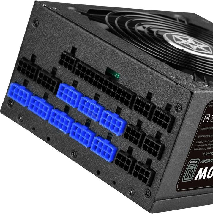 Actual product image Silverstone SST-ST1500-TI v1.1 Power Supply 80 PLUS Titanium, modular - 1500 Watt (1500 W)