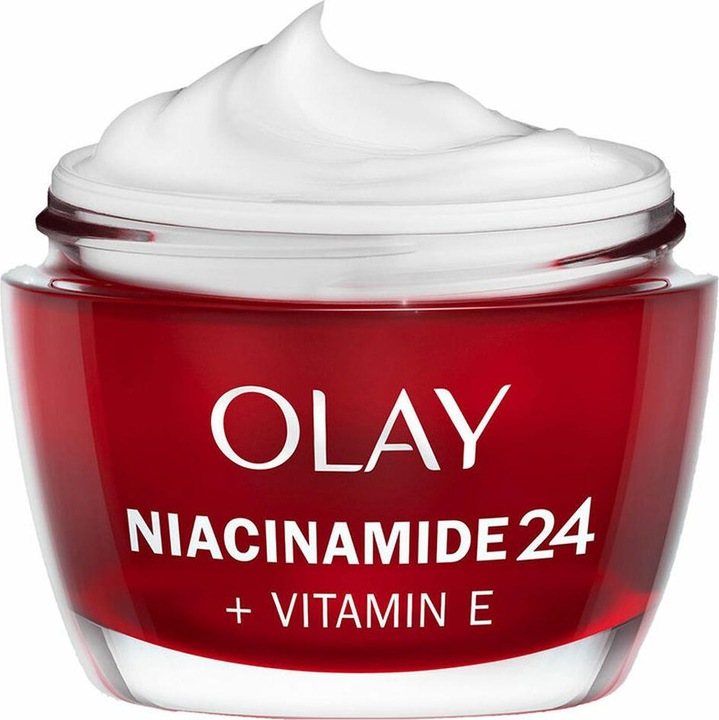 Olay Niacinamide 24 Vitamina E Crema Idratante Giorno 50ml (50 ml, Crema da giorno)