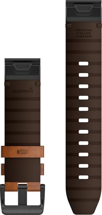 Produktbild Garmin QuickFit (22 mm, Leder, Approach S60, fenix 5, Forerunner 935, quatix 5, quatix 5 Saphir, fenix 6, fenix 6 Pro, fenix 5 Plus)