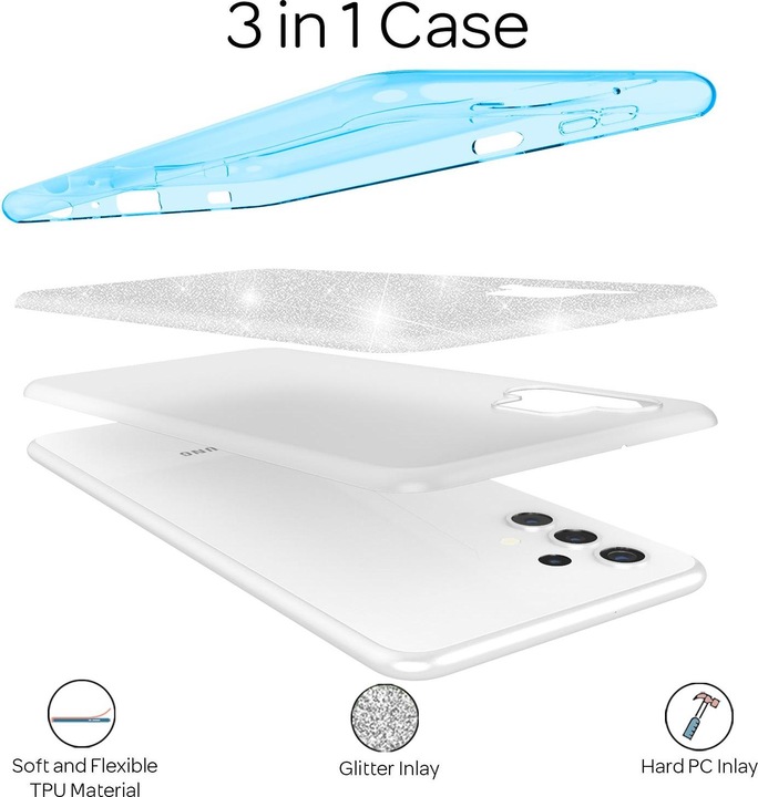 Produktbild Nalia Glitzer Handyhülle (Samsung Galaxy A32 5G)